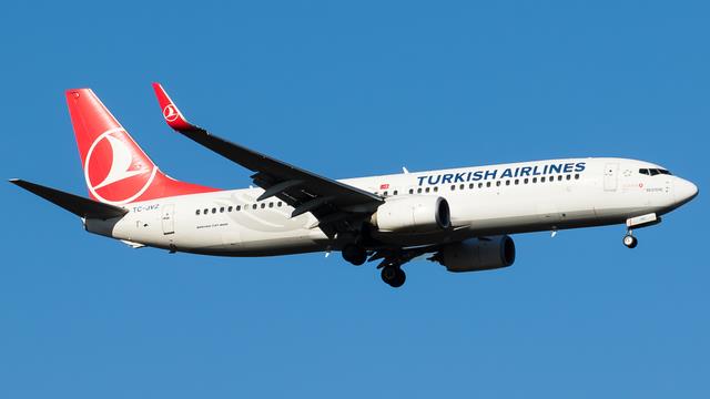 TC-JVZ:Boeing 737-800:Turkish Airlines